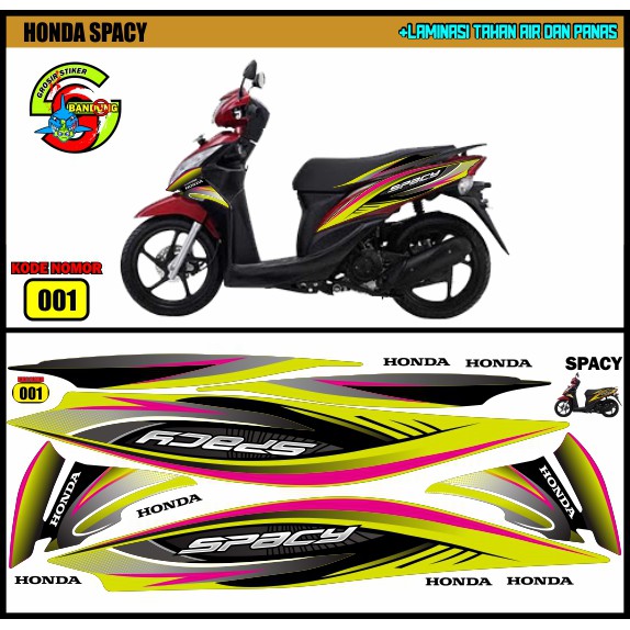 STRIPING VARIASI HONDA SPACY