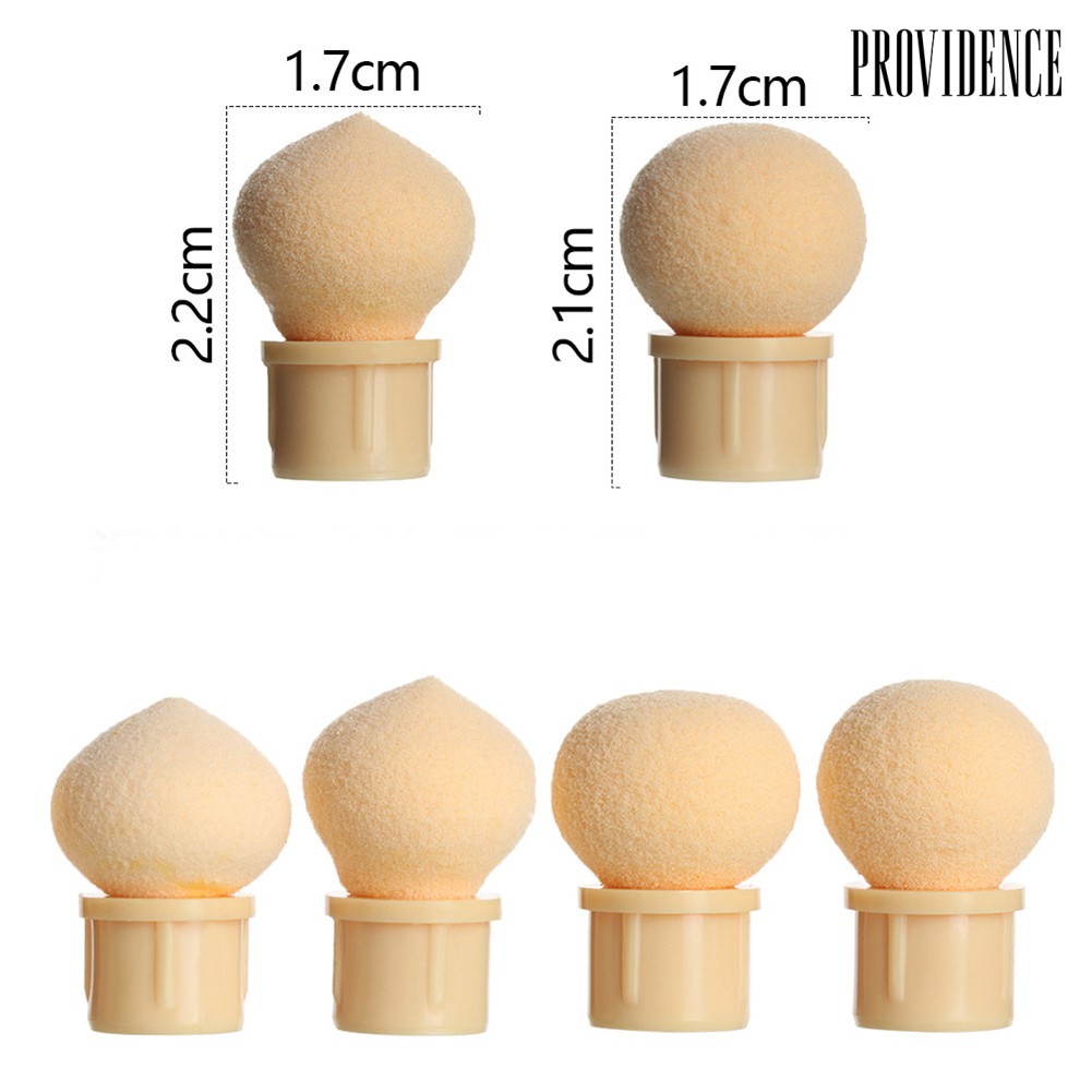 Providence 6Pcs/Set Professional Soft Replacement Sponge Nail Blooming Drawing Pen Heads