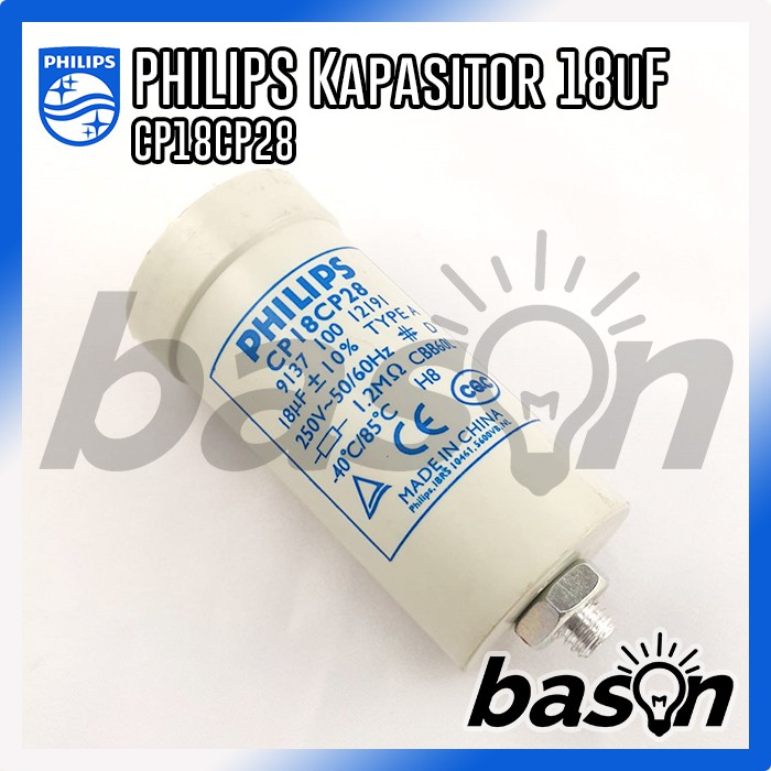 PHILIPS Capasitor 18 uF - CP 18CP28