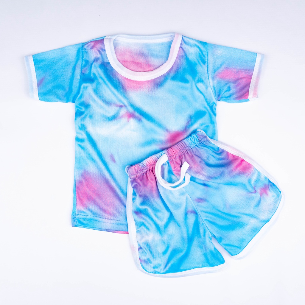 IL - SETELAN CHUPA CHUPS BAJU ANAK MOTIF TIE DYE / SETELAN ANAK TIE DYE UNISEX