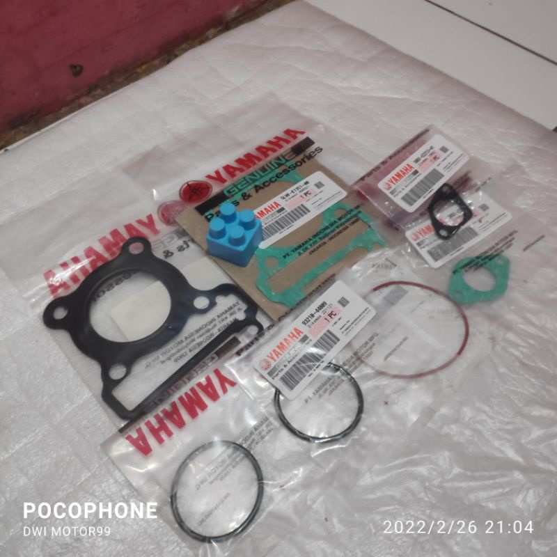 GASKET PAKING TOPSET MIO SPORTY SMILE NOUVO LELE Z 7 PCS ORIGINAL