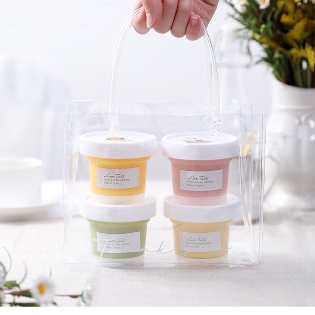 

Transparent PVC Bag Tote Bag Shopping Bag Handbag Storage Bag