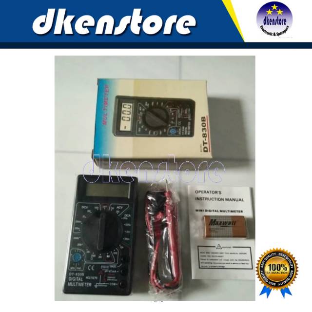 Avometer digital dt 830b dt830b