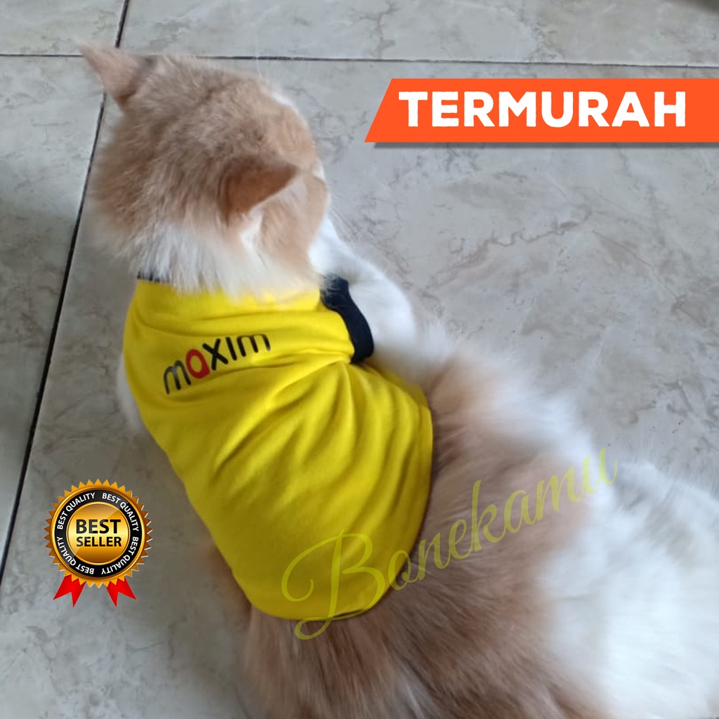 [REKOMENDASI] BAJU KUCING BAJU ANJING KELINCI MOTIF DRIVER ONLINE