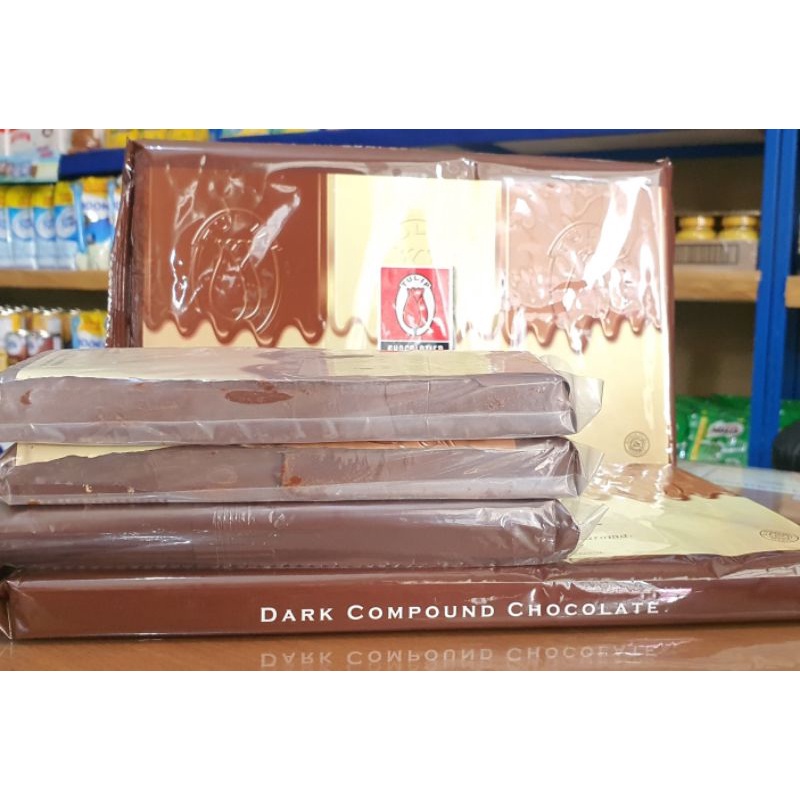 

Tulip Dark Chocolate Compound 200Gr / Dark Coklat Tulip 200Gr / Coklat Dark Compound Tulip