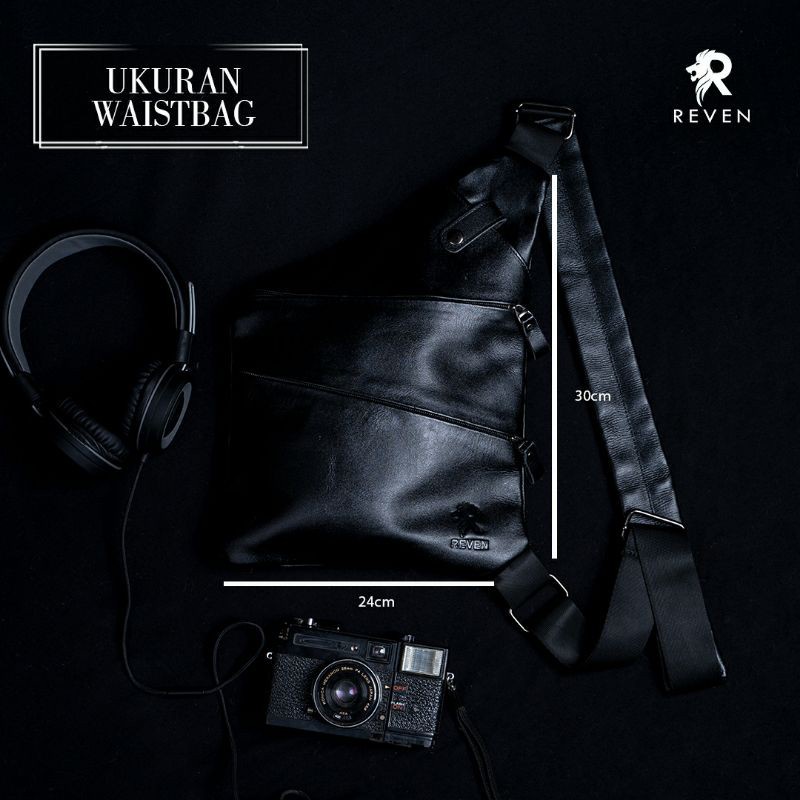 Tas Selempang Kulit Pria HELSINKI bag Branded Original Kulit Sapi Asli Terbaru