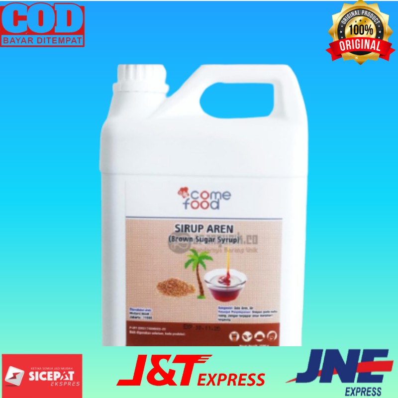 

§541= Come Food Brown Sugar Syrup Gula Coklat Merah Cair Aren asli Taiwan DISCOUNT*!