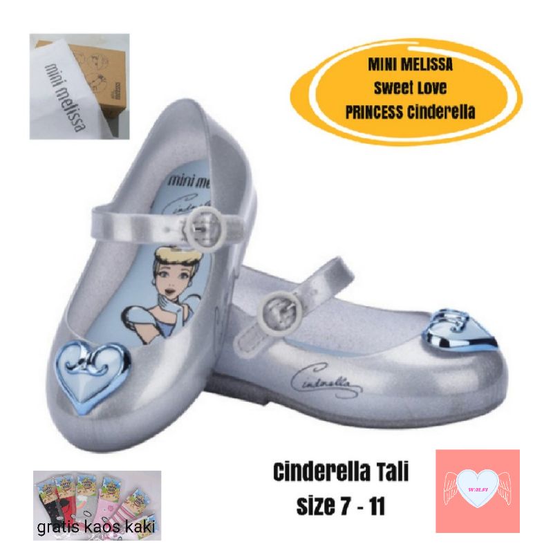 Sepatu Anak Perempuan Mini Melisa Princess Tali Jelly Shoes Premium