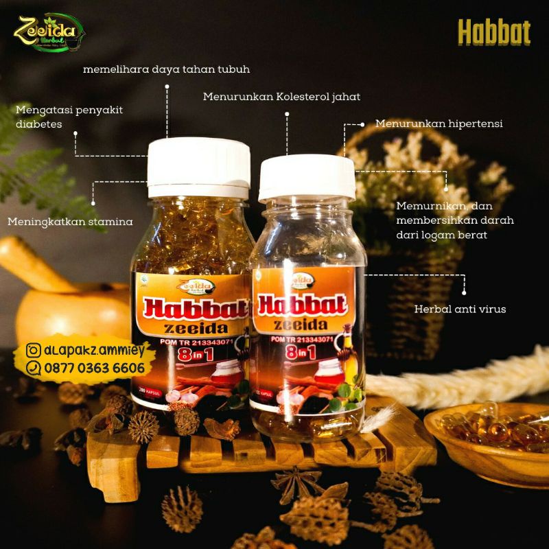 

Habbat 8 in 1 Zeeida Herbal