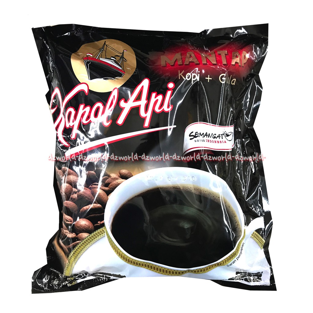 Kapal Api Kopi Gula Mantab Isi 20 Sachet Kopi Kapalapi Instan Kopi Hitam 2in1