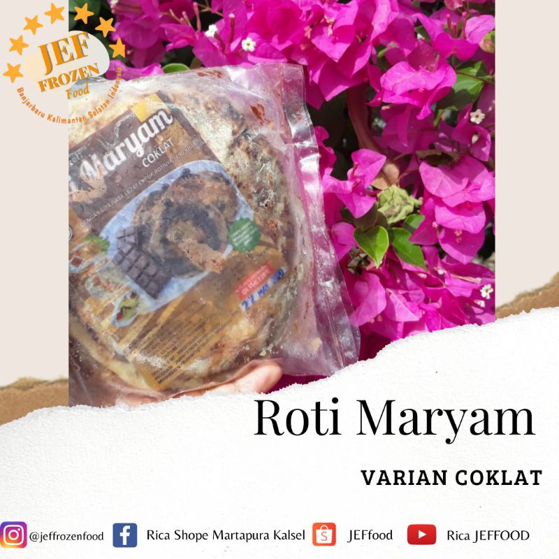 

Roti Maryam Cokelat isi 4