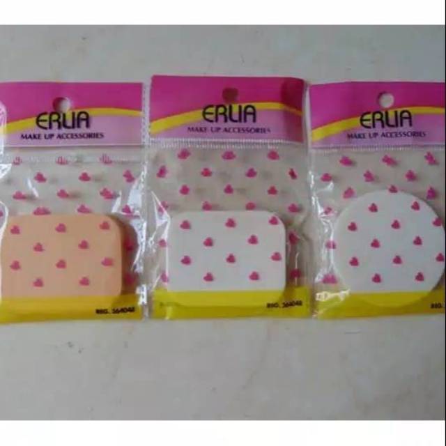 Spon Bedak Erlia - Sponge Make Up Erlia