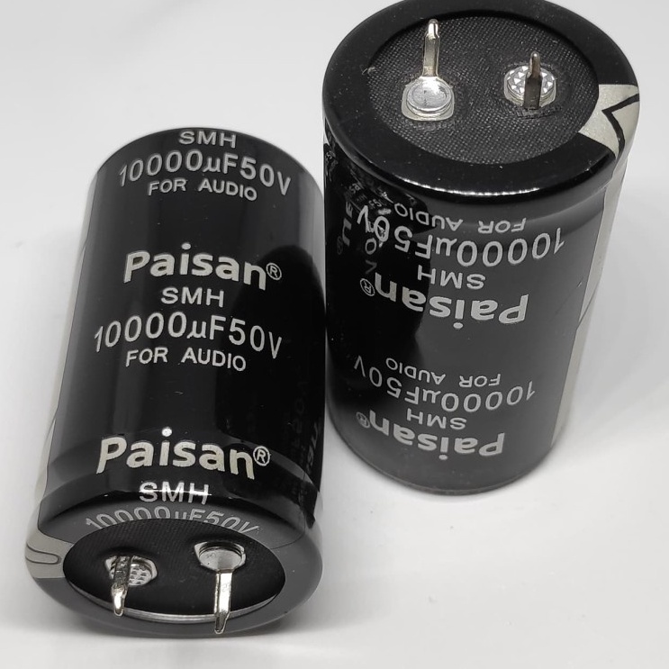 Capacitor Elco 10000uf 10.000uf 50v Paisan SMH 50v-10.000UF ORIGINAL