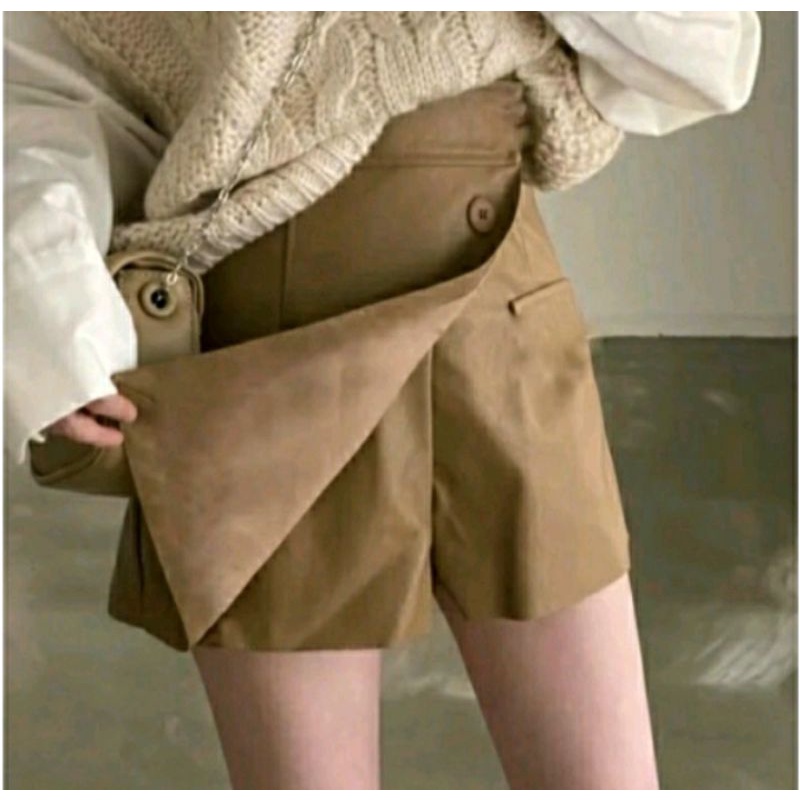 KOREAN MINISKIRT ROK CELANA PENDEK WANITA | HOTPANTS CELANA ROK WANITA JUMBO