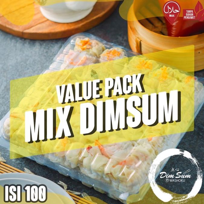 

MIX DIMSUM 100 PCS - WASHOKU DIMSUM