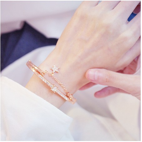 [EMARTSHOP] Gelang Tangan Titanium C9 Energi Magnetik Om Mani Padme Hum Gelang Wanita-5