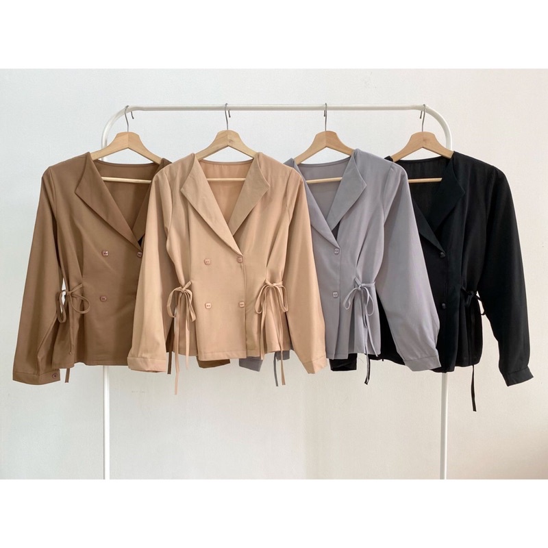 Blazer Style Elegant Blouse baju cewek import bangkok baju cewek import korea kemeja bangkok kemeja 