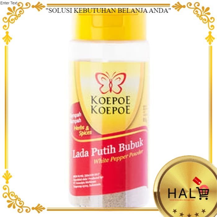 

KOEPOE2 LADA PUTIH BUBUK (B) 85 GR