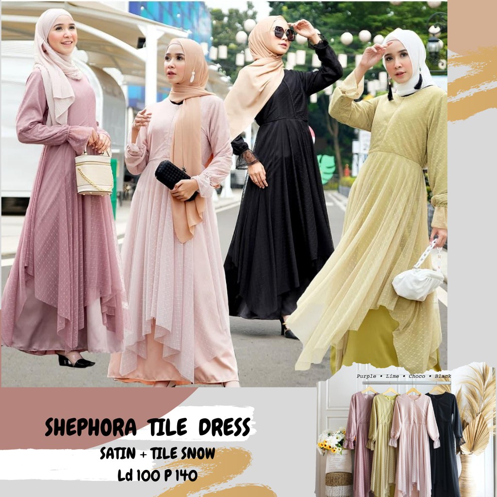 SEPHORA TILE DRESS/DRESS TILE PESTA/DRESS MATERNITY/DRESS TILE /DRESS TILE LD 100/DRESS SERAGAMAN