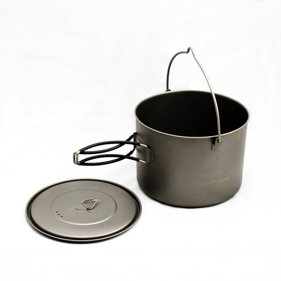 Alat Masak Camping Panci Camping TOAKS Titanium 1600ml Pot With Bail Handle