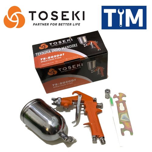 TOSEKI Spray Gun Tabung Atas F75G / Semprotan Cat 400 CC