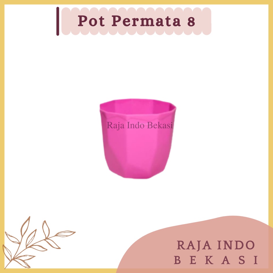 Lusinan Isi 12 Pcs Pot Permata 8CM Putih Pot 8 Cm Putih Pot Plastik Kaktus Mini Lucu Murah Grosir