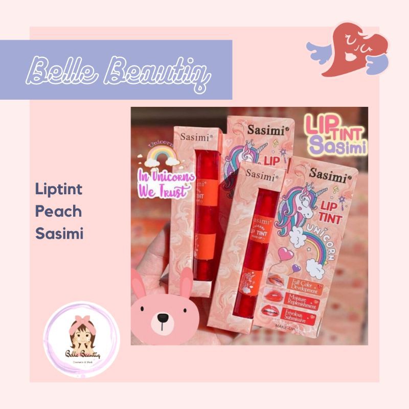 [ 3 in 1] Sasimi Liptint Unicorn - BELLE BEAUTIQ