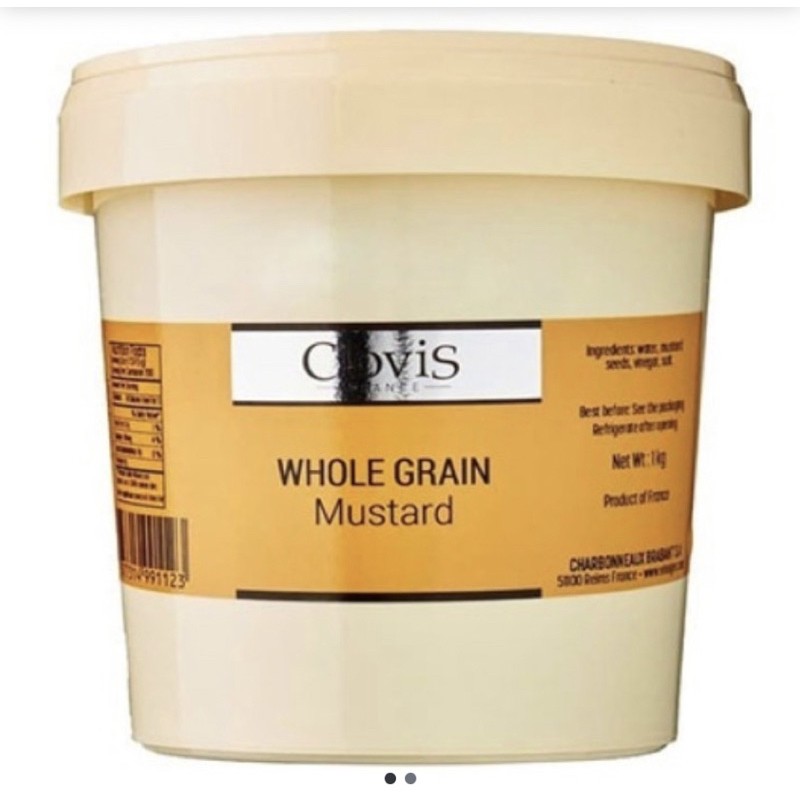 

Clovis Whole Grain Pommery Style mustard 1kg