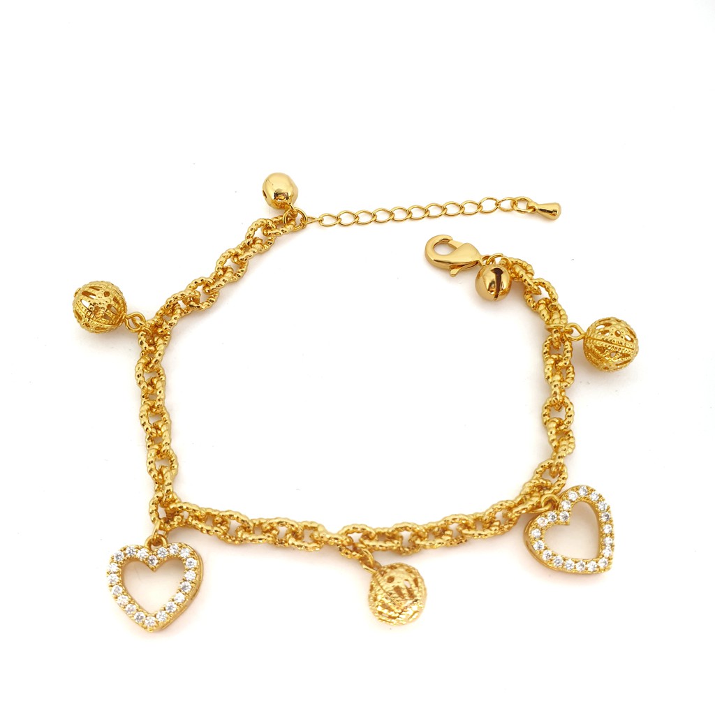 Gelang xuping love gold mata love N19091916