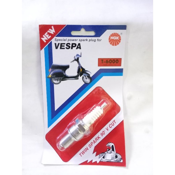 Busi Vespa rxz ninja drat panjang t6000 ngk