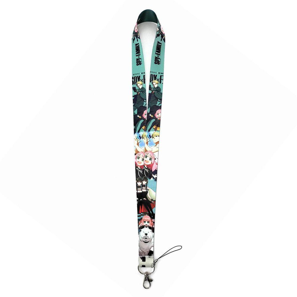 Quinton Tali Lanyard Holder Handphone Motif Kartun Anime SPY x FAMILY