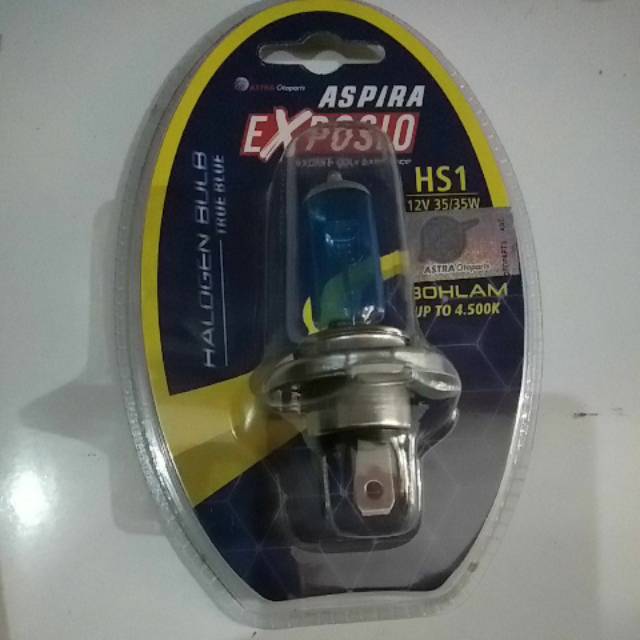 Bohlam Depan Lampu Dop Depan 12V 35W Aspira Exposio Putih Vixion