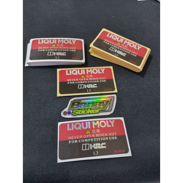 STICKER STIKER HUGGER AIRBLADE LIQUI MOLY HRC PRINCUTT