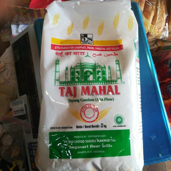 

TERMURAH tepung gandum. taj mahal. 2 kg Kode 1058