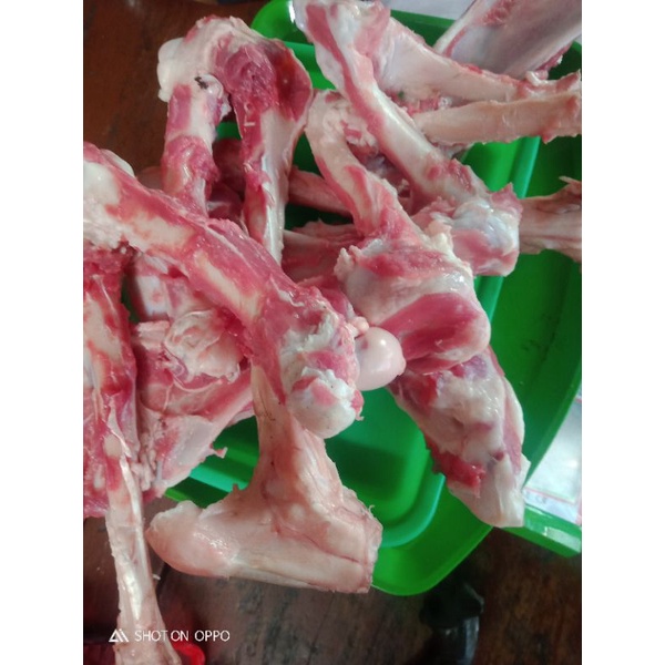 

Tulangan kambing muda dijamin fresh segar 1kg