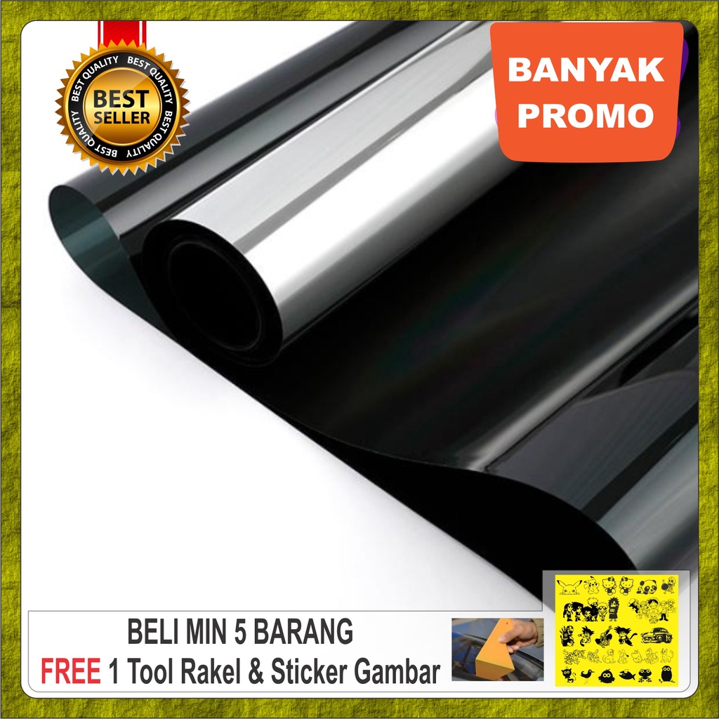 KACA FILM ONEWAY / KACA FILM SILVER BLACK / KACA FILM SPARTA HITAM /KACA FILM CERMIN /KACA FILM MIRR