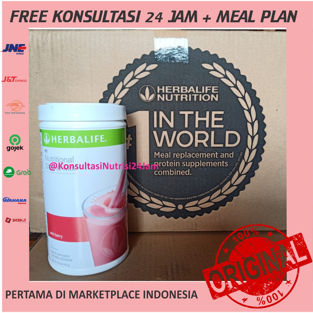 Shake herbalife rasa berry 100% original, ONLY JATIM