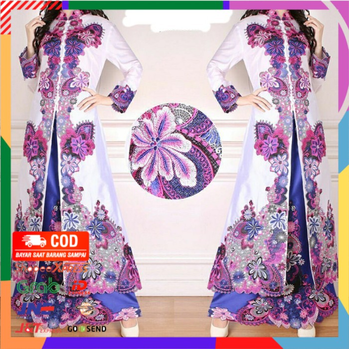✨ BISA COD ✨ Setelan Kebaya Bordir Jumbo