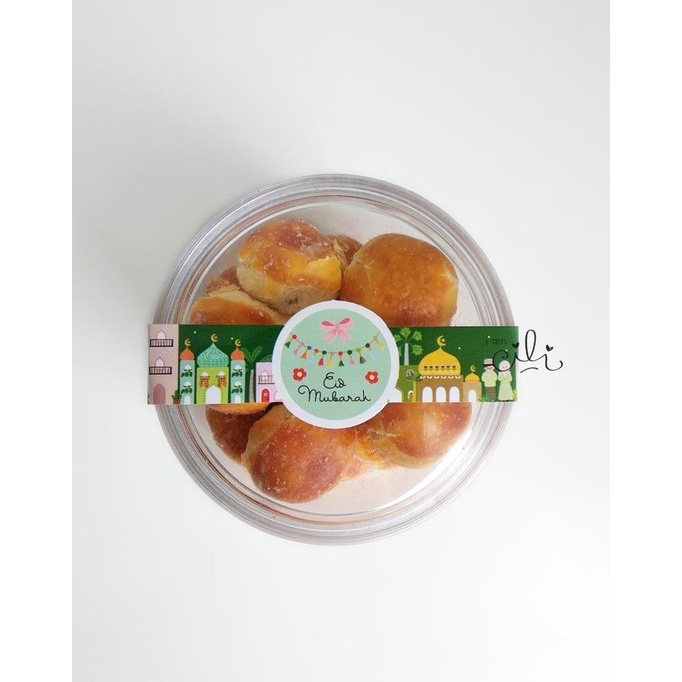 

best seller] (SIF086) stiker lebaran lucu untuk toples ( uk 2 x 22cm)