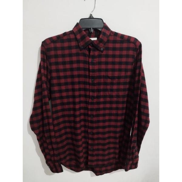 kemeja flanel GU second
