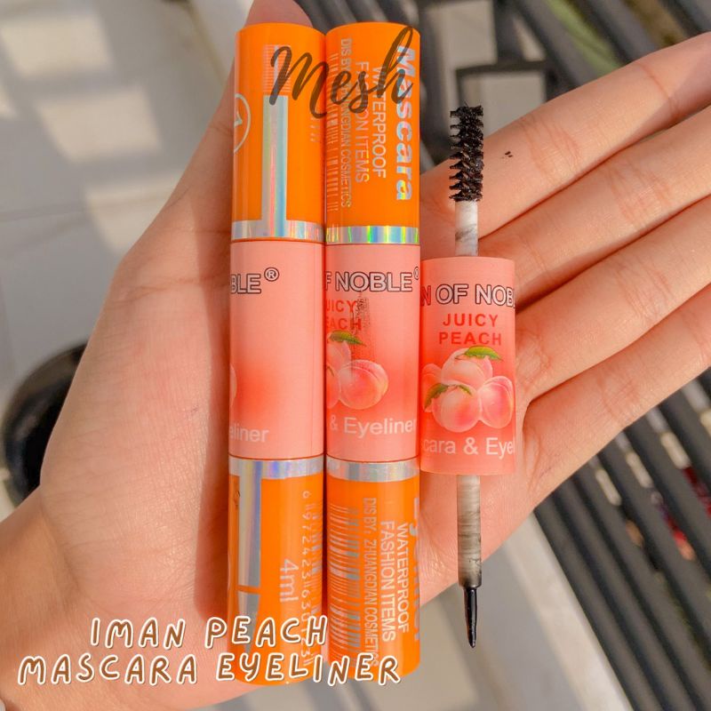 IMAN OF NOBLE PEACH 2IN1 MASCARA EYELINER
