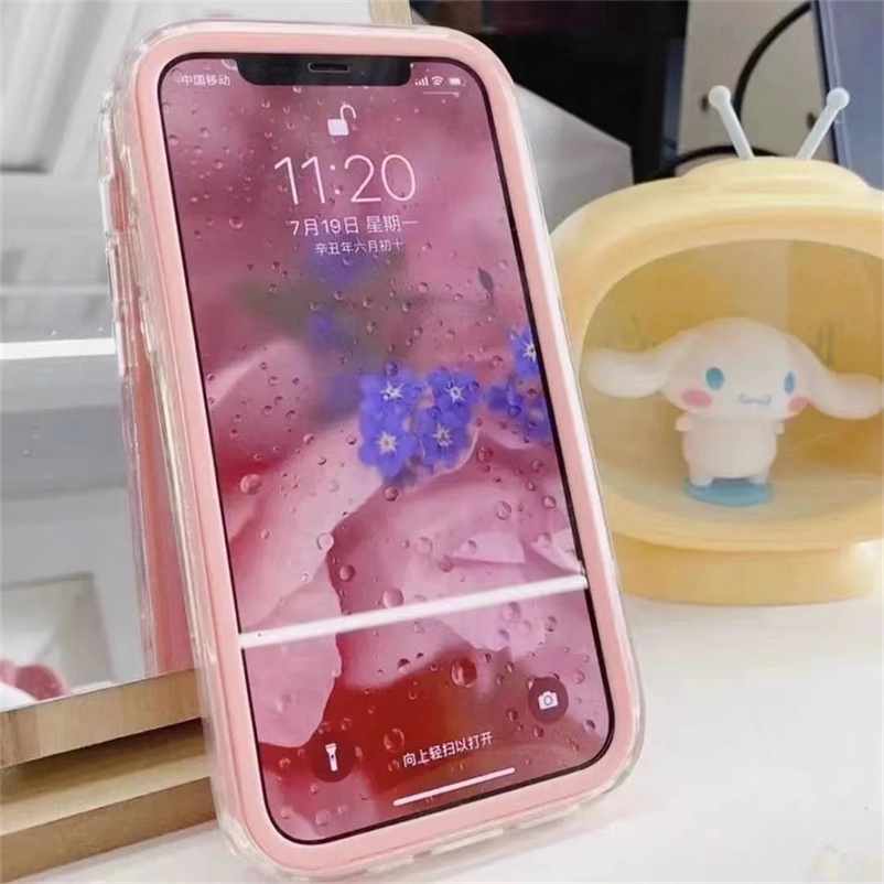 Sold Out iPhone 13Pro Phone Case iPhone13 12 11 Pro Max Xs Max X Xr iPhone 7 8 6 6s Plus 7p 8p 2 In 1 Colorful Fresh Clear TPU Soft Silicone Anti-dirty Phone Back Case