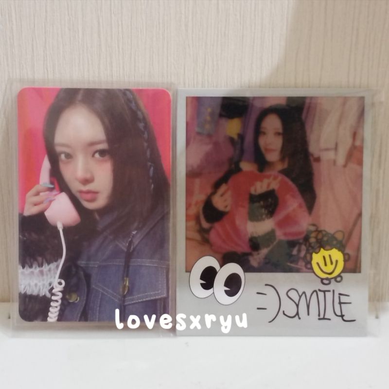 PHOTOCARD ITZY CRAZY IN LOVE CIL YUNA PC POLA