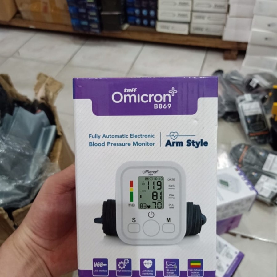 Tensimeter Digital Bukan Omron Alat Ukur Tensi Tekanan Darah - ZK-B869