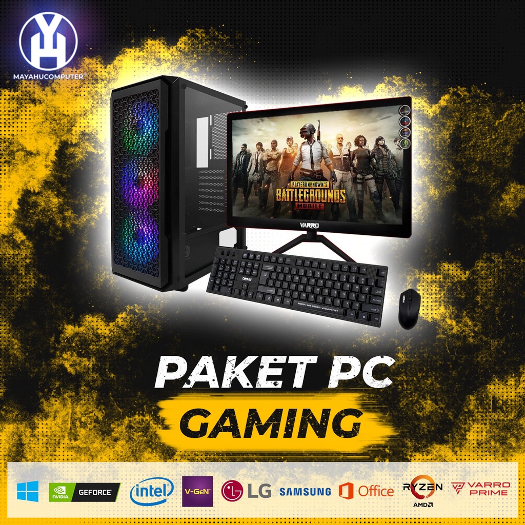 PC RAKITAN FULLSET INTEL CORE I7 RAM 8GB VGA 2GB - PC GAMING LOW BUDGET