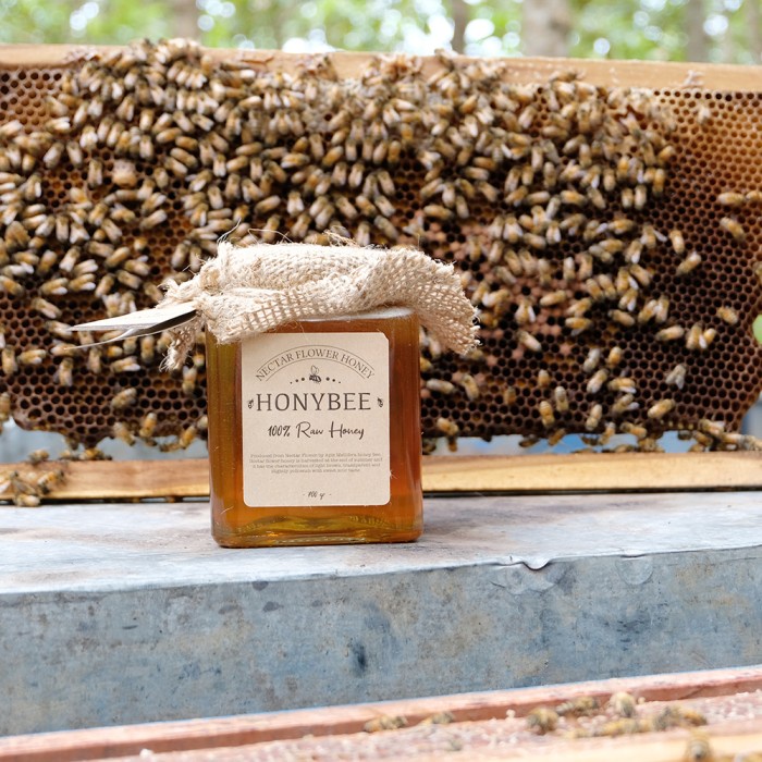 

madu- madu asli 700gr raw honey - honybee -madu.