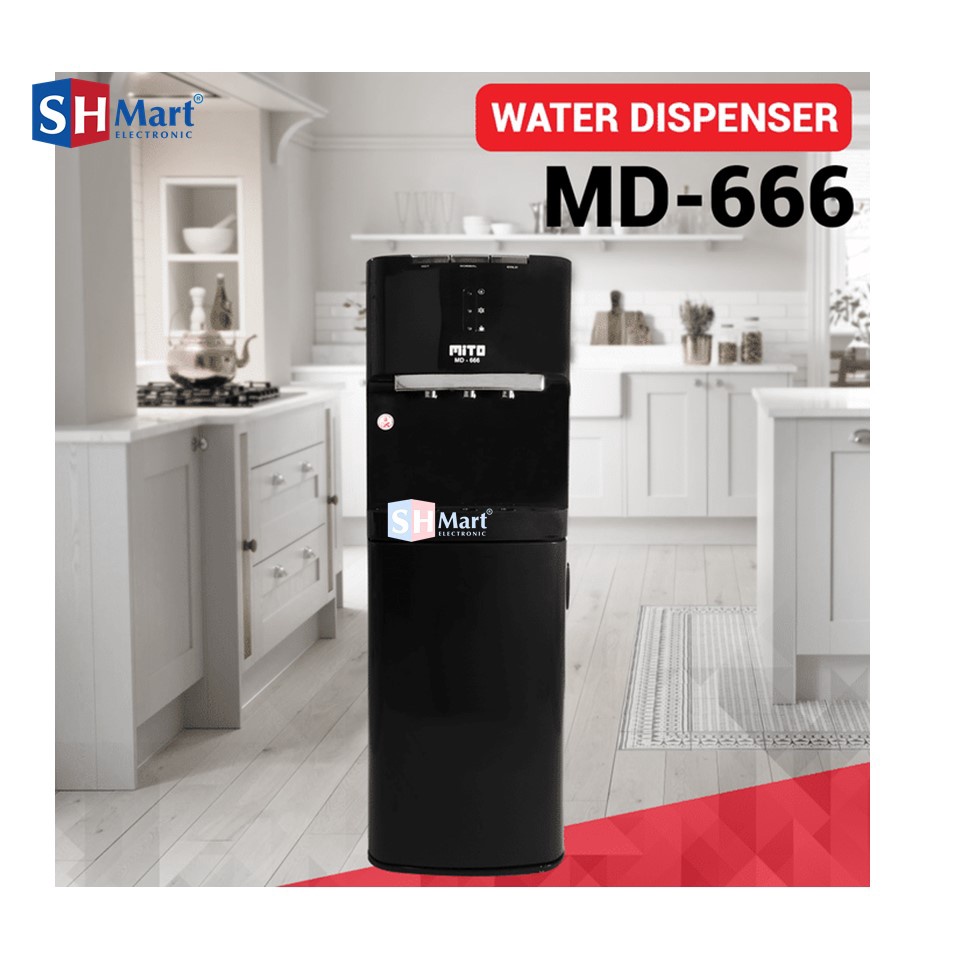 Mito Dispenser Galon Bawah Mito MD666 Hot &amp; Cool (KHUSUS MEDAN)