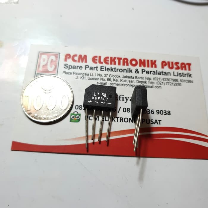 New Dioda sisir 3A 700 volt KBP307 ( tebal )