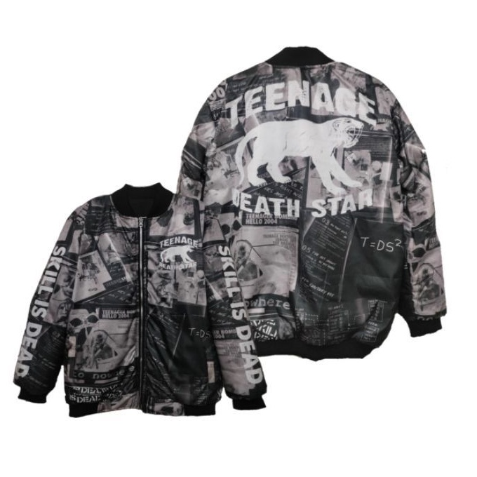 VLATA x TEENAGE DEATH STAR - FIERCE Bomber Jacket