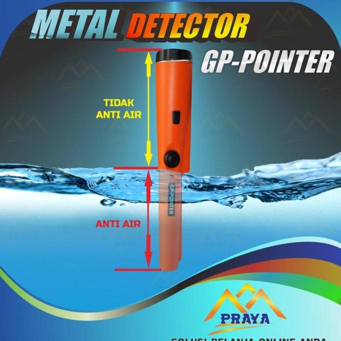 Promo Gp Pointer S Metal Detektor / Alat Deteksi Logam Metal Emas